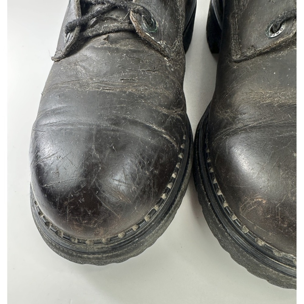 Distressed Red Wing 414 EH Work Boots Brown Leather Men's Size 11 D USA Made - Picture 8 of 16